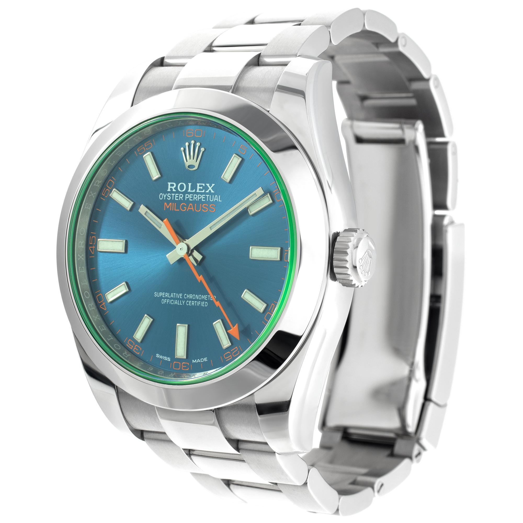 Rolex Milgauss 40mm Blue Dial 116400GV