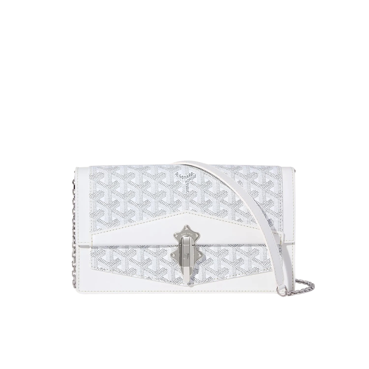 Goyard Duchesse Marie-Caroline Bag 25cm White Goyardine Canvas And Smooth Calfskin