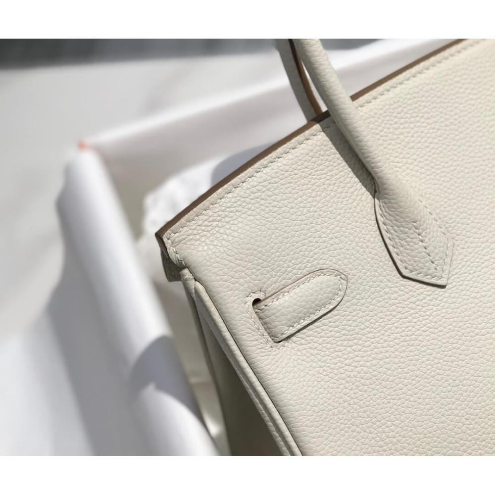 Hermès Birkin 30 White Togo Leather with Gold Hardware 30cm