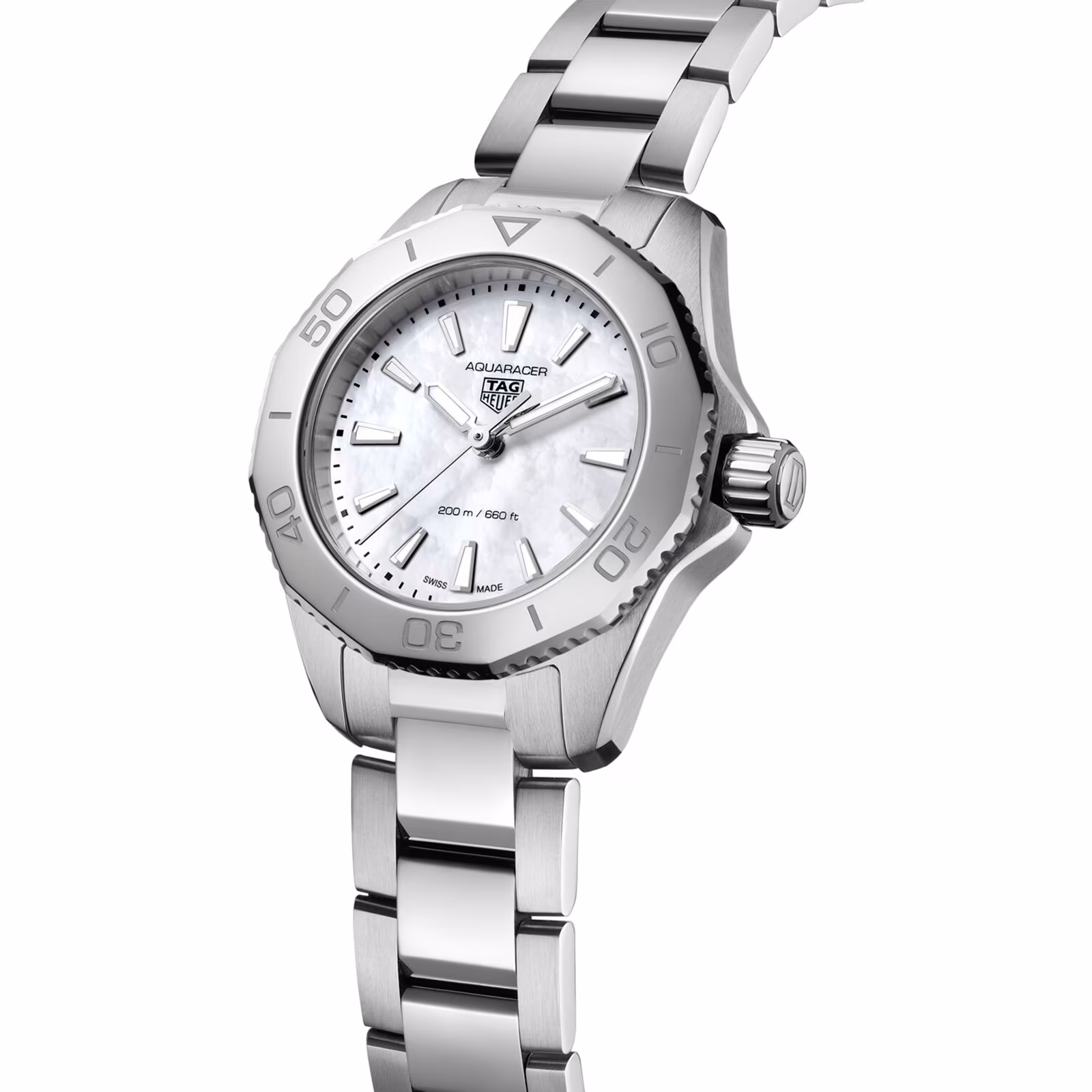 TAG Heuer Aquaracer Professional 200 30mm Ladies Watch Mother Of Pearl WBP1418.BA0622