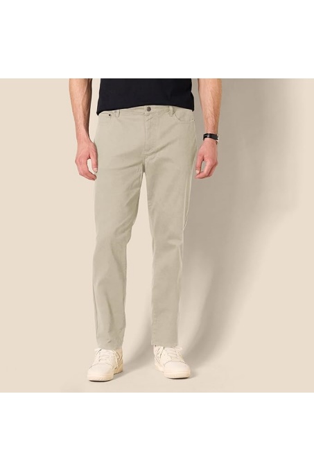 Men's 5-Pocket Stretch Twill Casual Pants