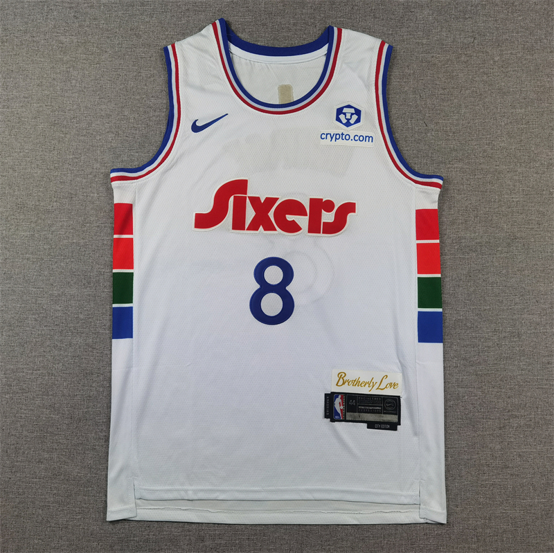 Unisex Philadelphia 76ers 2024/25 Embroidered Swingman Jersey City Edition