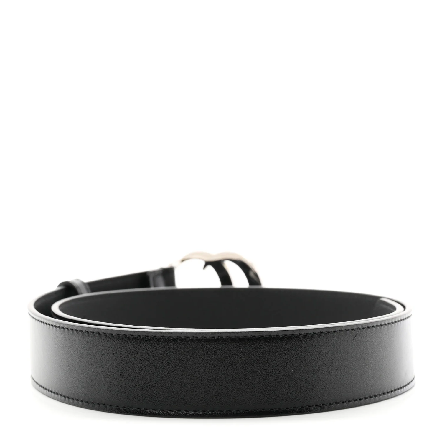 Calfskin Double G 30mm Belt 80 32 Black