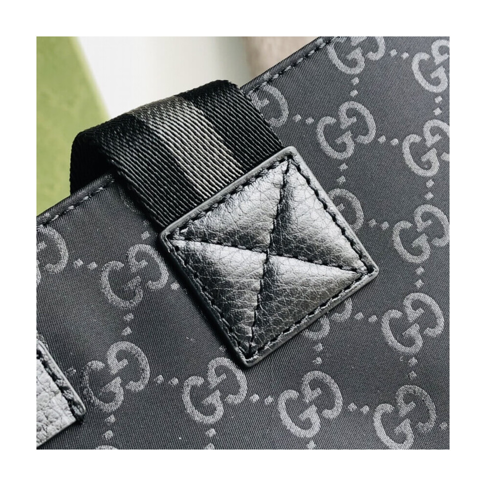 Gucci GG Guccissima Black Nylon Tall Tote Bag