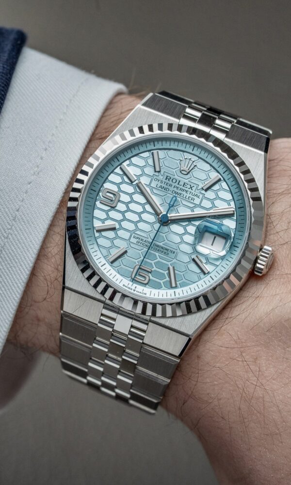 [Superclone] Rolex Land-Dweller 36mm Ice-Blue Dial Flat Jubilee 127236