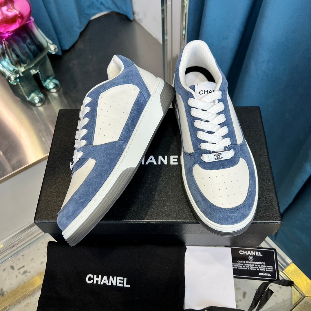 CHANEL Casual White Shoes
