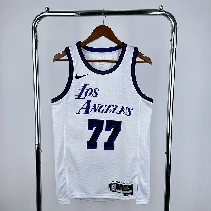 2023 NBA Lakers 77 DONCIC Basketball Jersey