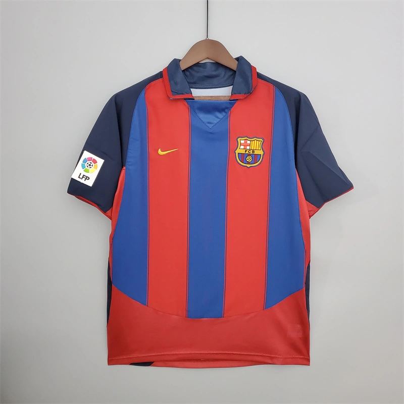 Retro 2003-04 FC Barcelona Home Retro Jersey Football jersey retro