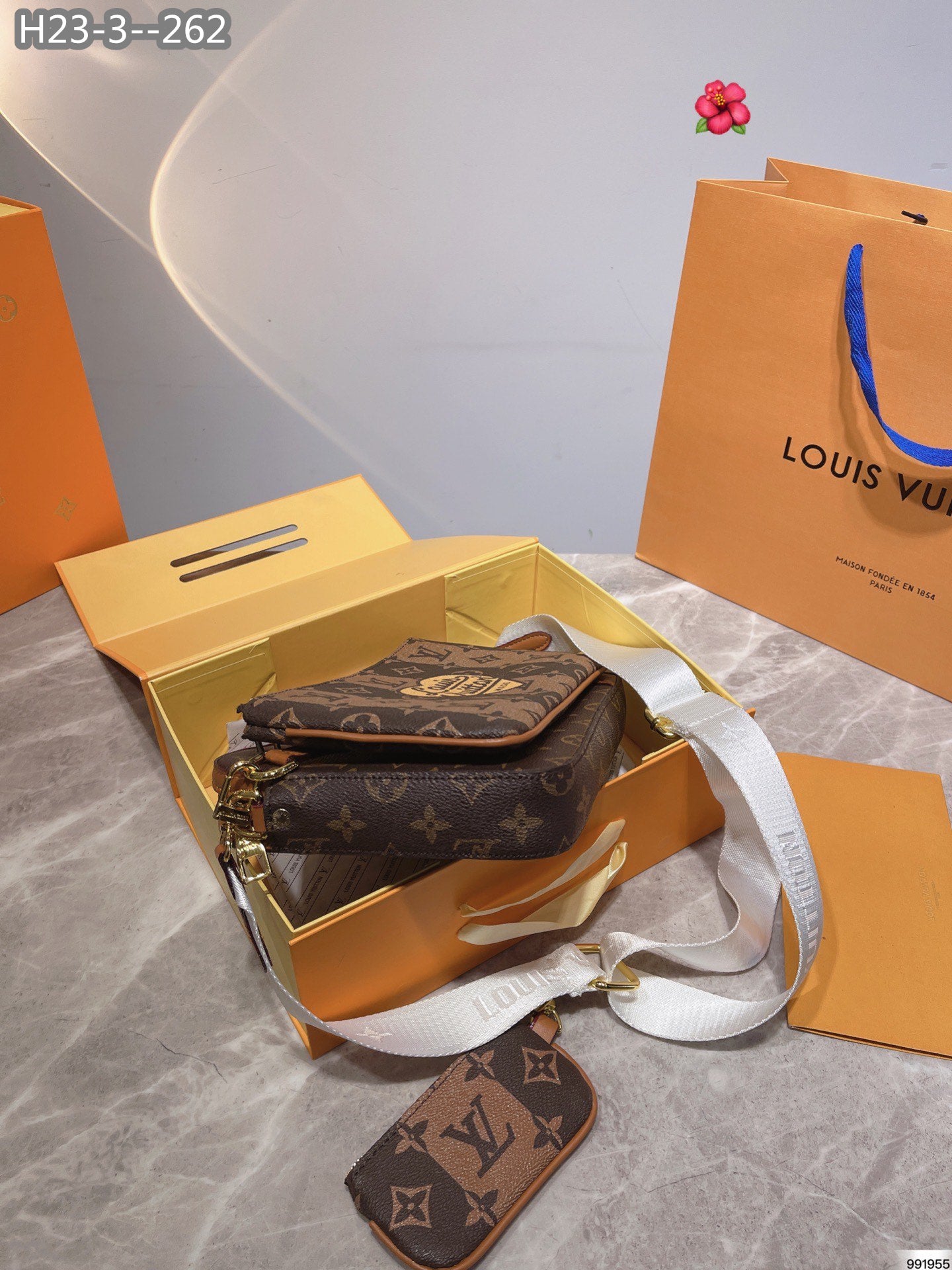 Louis Vuitton Trio Messenger Brown 25Cm M45965