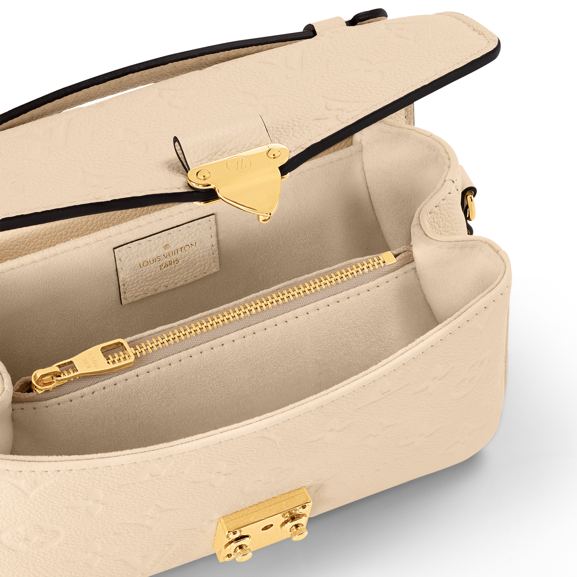Louis Vuitton Pochette Métis East West Monogram Empreinte Leather – Women – Handbags Cream