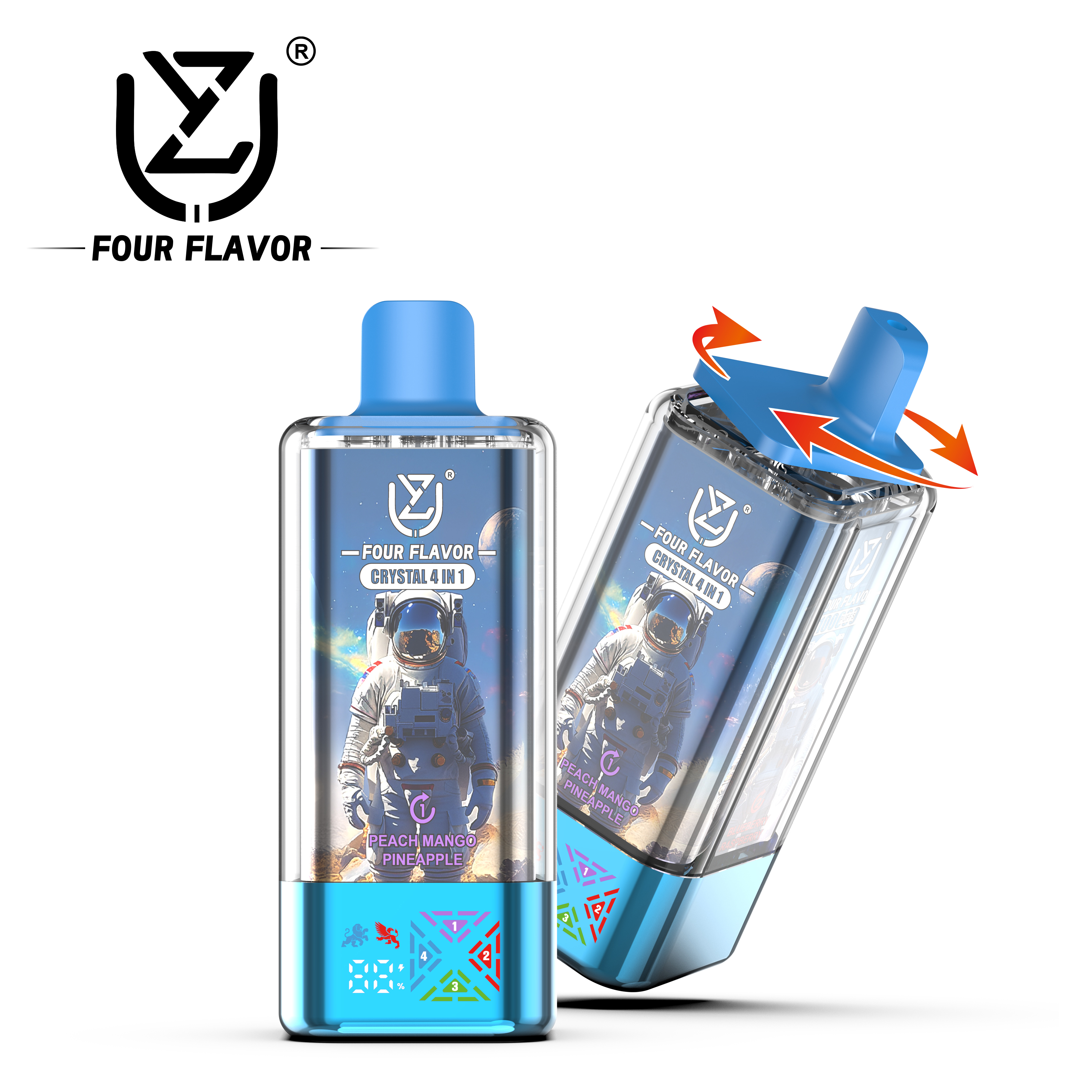 UZY Crystal  4in1 100K Puffs Prefilled Vape |  Rechargeable