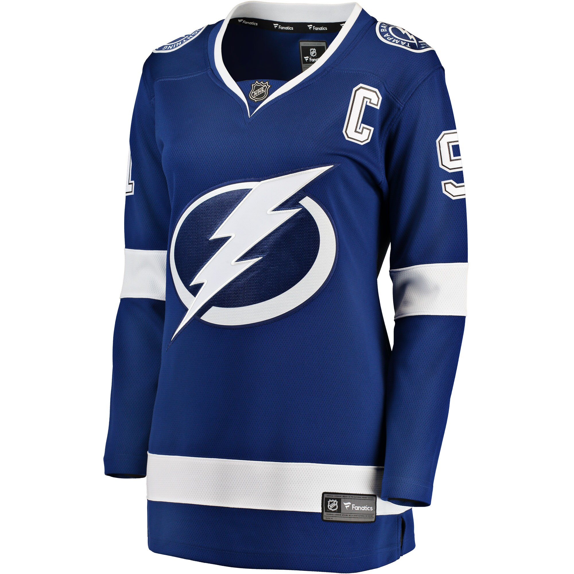 Steven Stamkos Tampa Bay Lightning Fanatics Women’s Home Breakaway Player Jersey – Blue