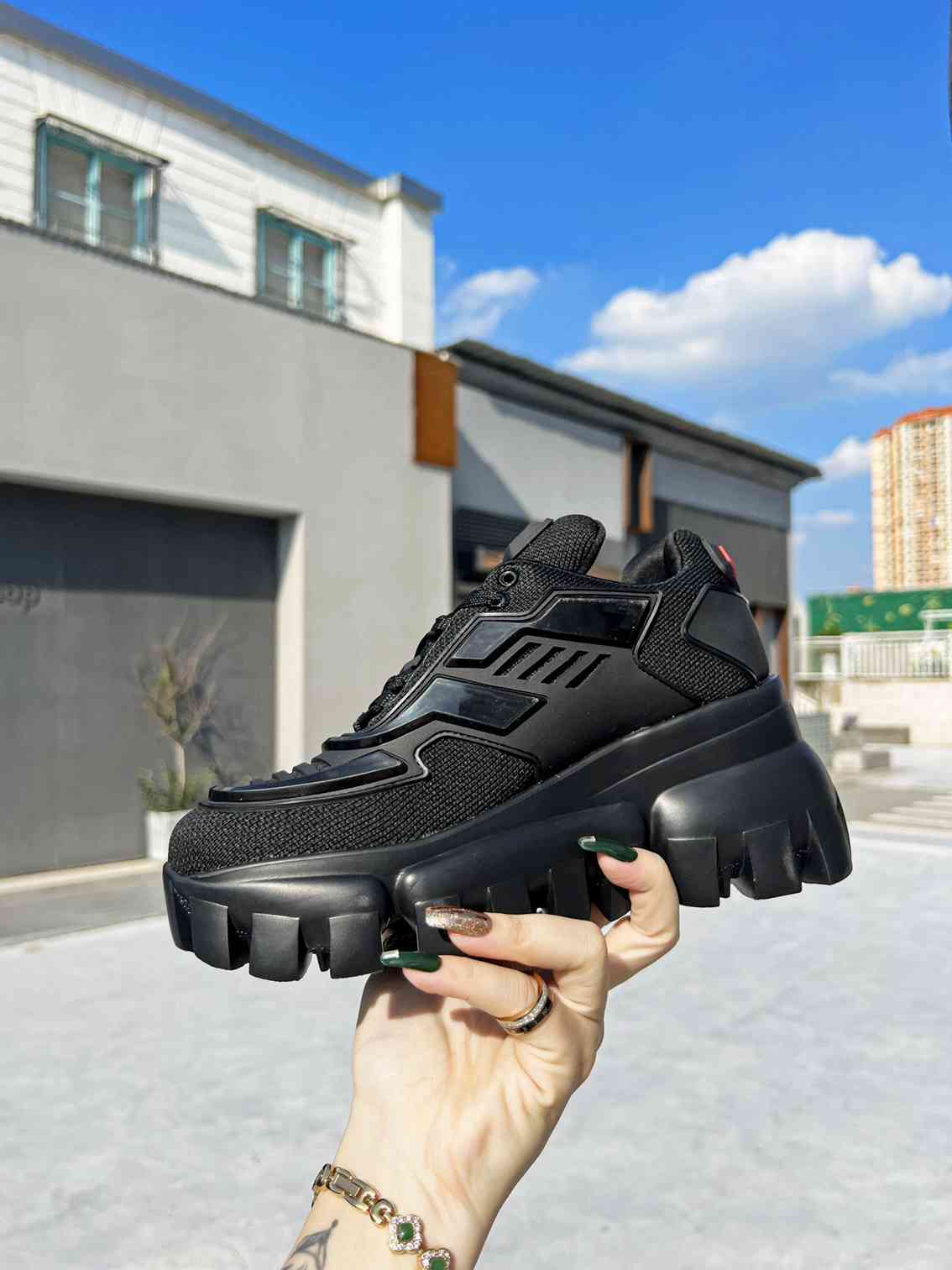 Prada Cloudbust Thunder Sneakers Black 1E819L3Kr2F0002F050
