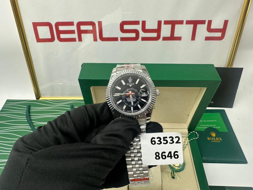 Rolex Sky-Dweller 42 mm Bright black Dial 336934 Jubilee