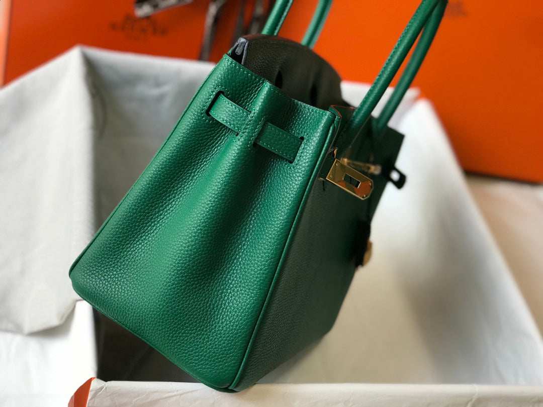 Hermes Birkin Green Togo Leather Gold Hardware