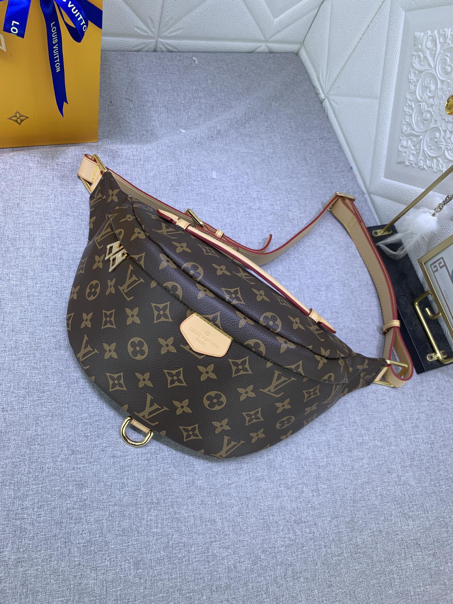 Louis Vuitton Monogram Bumbag Brown 37Cm
