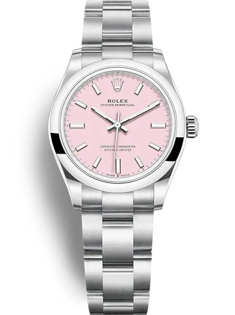 Rolex Oyster Perpetual Lady 31mm Candy Pink Dial 124200