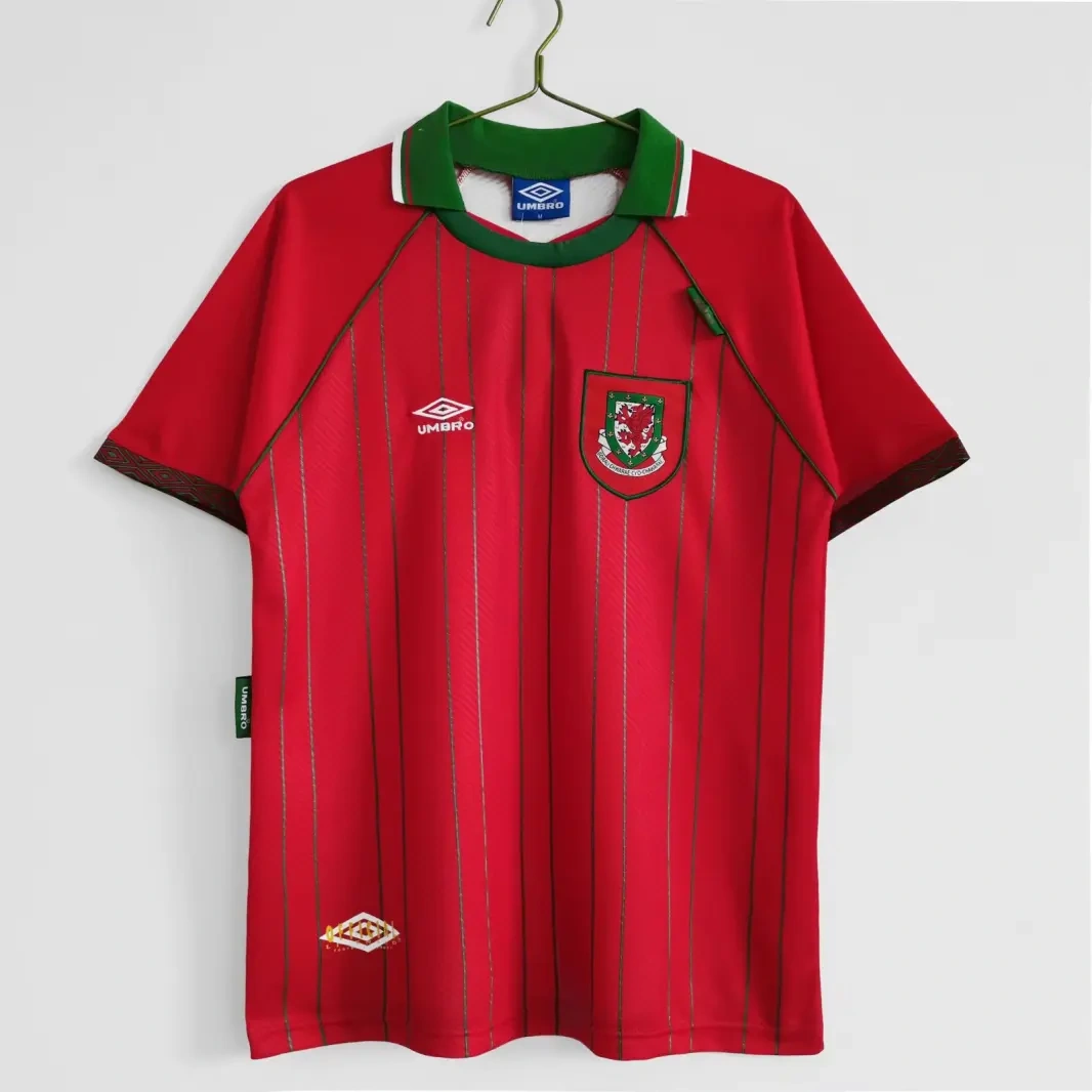 Retro 1994-96 Wales Home retro football jersey