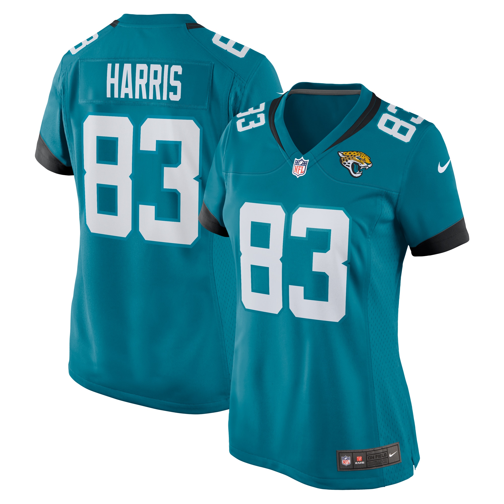 Jacob Harris Jacksonville Jaguars Nike Women's  Game Jersey -  Teal