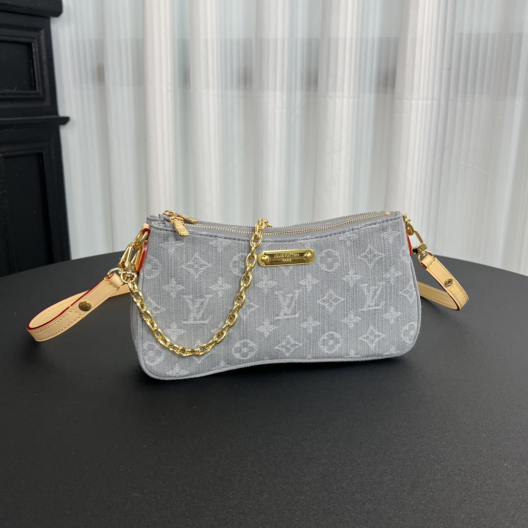 Louis Vuitton Liv Pochette Other Monogram Denim 24.5cm/ 9.6in