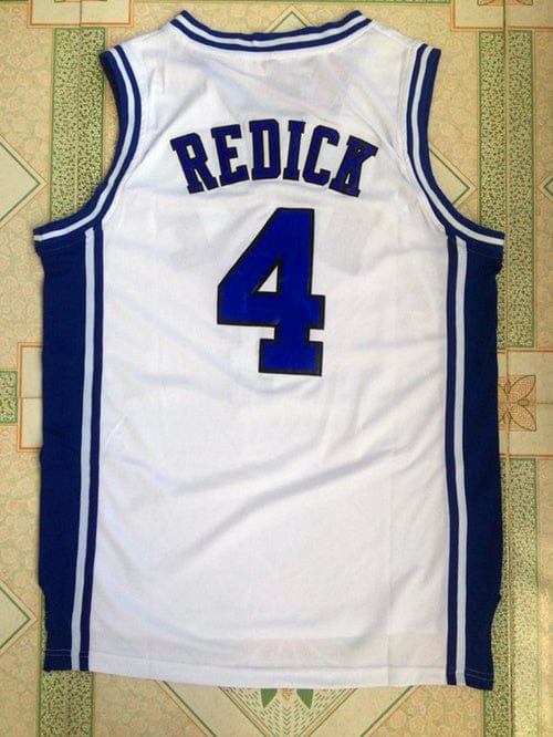 NCAA Duke University No. 4 J.J. Redick White Jersey