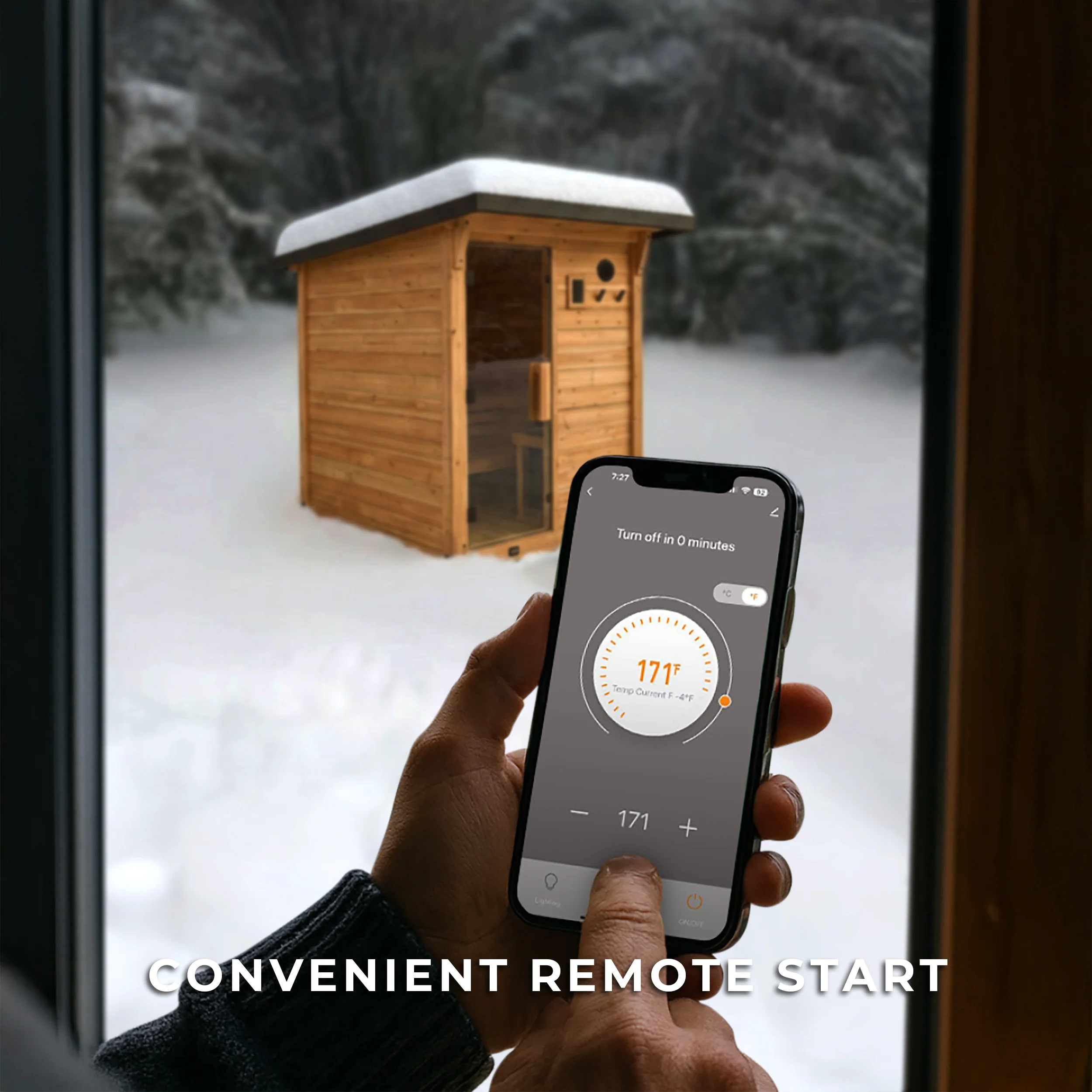 Henley Outdoor Cabin Sauna �?2-4 Person