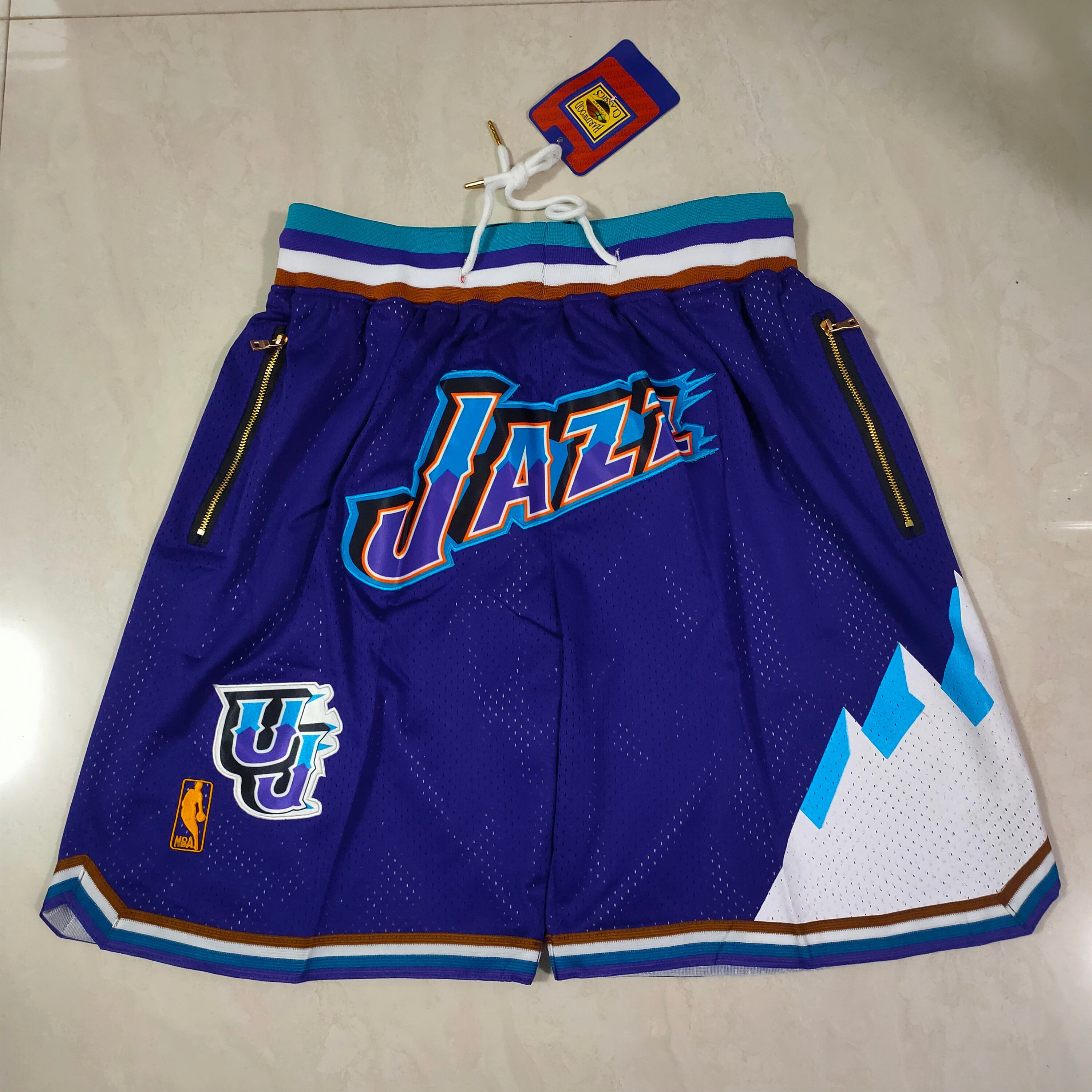 Utah Jazz Snowy Purple Pocket Pants