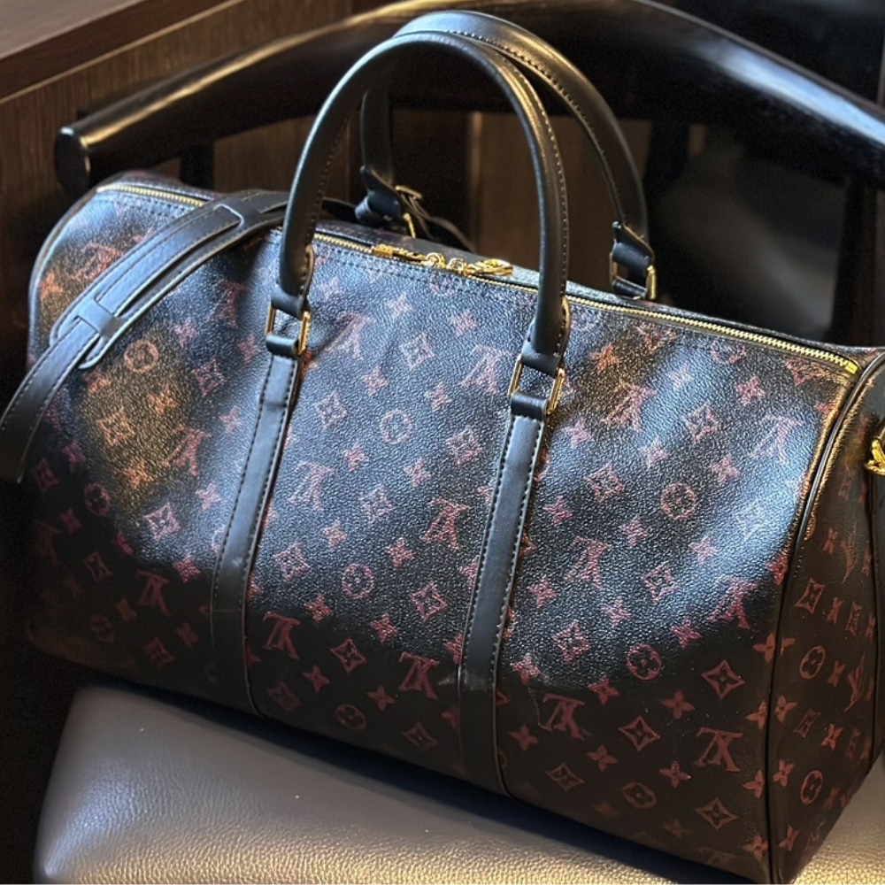 Louis Vuitton Keepall Bandoulière 45 Monogram Tomette Coated Canvas 45cm M12441