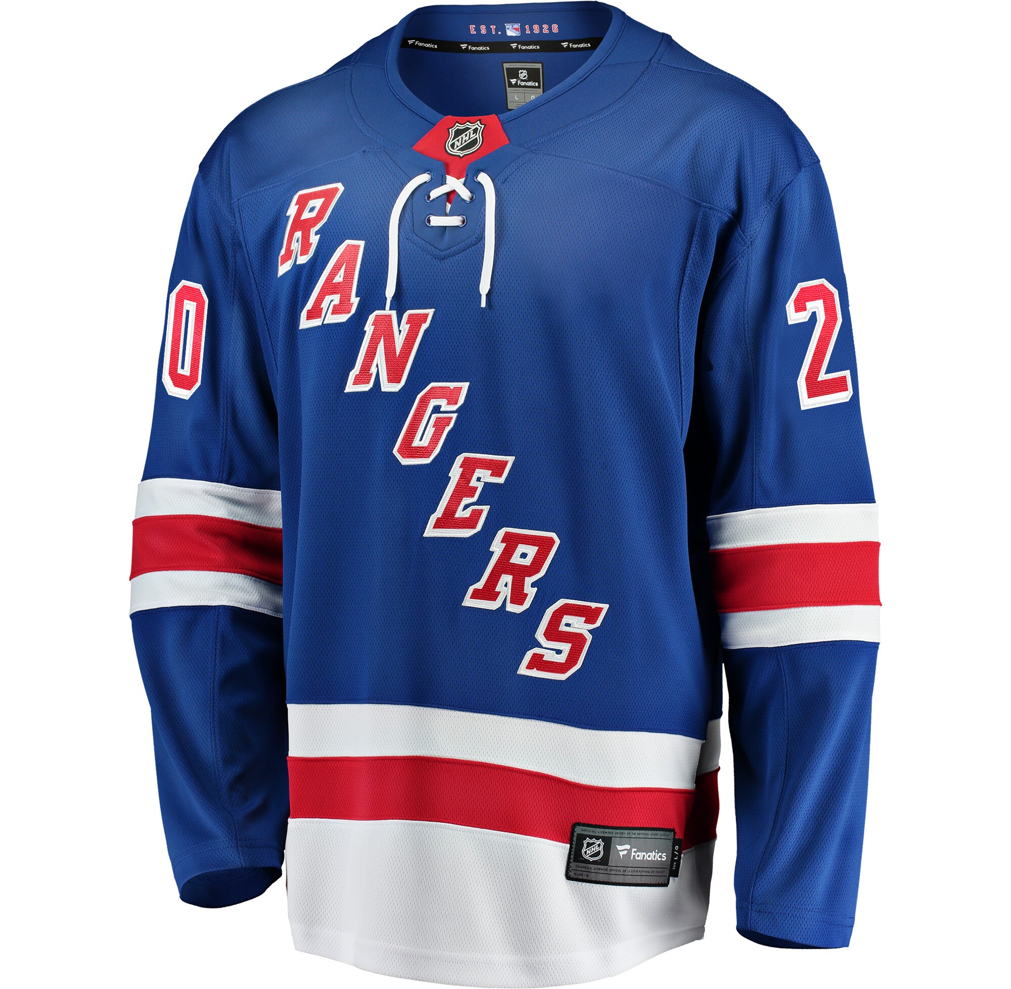 Chris Kreider New York Rangers Fanatics Home Breakaway Player Jersey – Blue