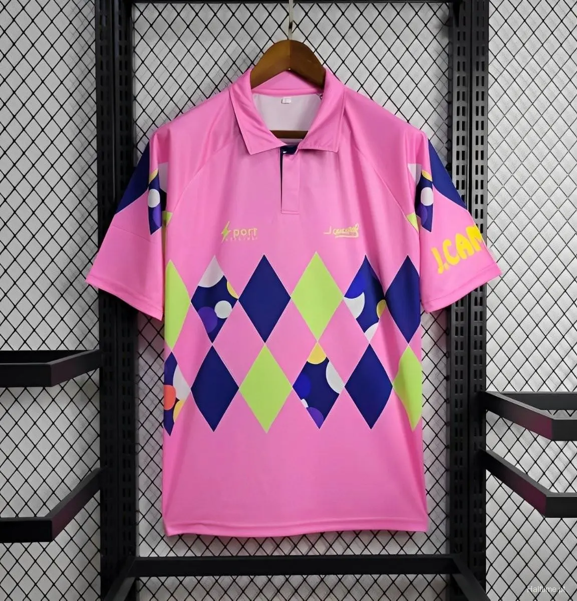 Retro 1992-93 Mexico Goalkeeper CAMPOS 1 Home Pink Football jersey retro