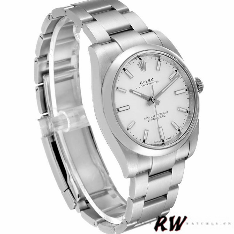 【Super Clone】Rolex Oyster Perpetual Air-King 114200 White Index Dial 34mm Unisex Replica watch