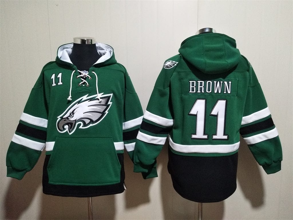 Philadelphia Eagles Hoodie #11 BROWN(With Pockets)