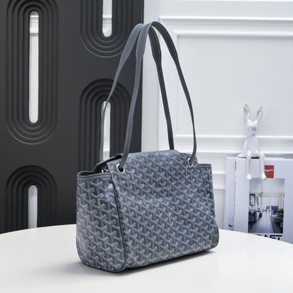 GOYARD ROUETTE SOUPLE BAG GREY 31CM