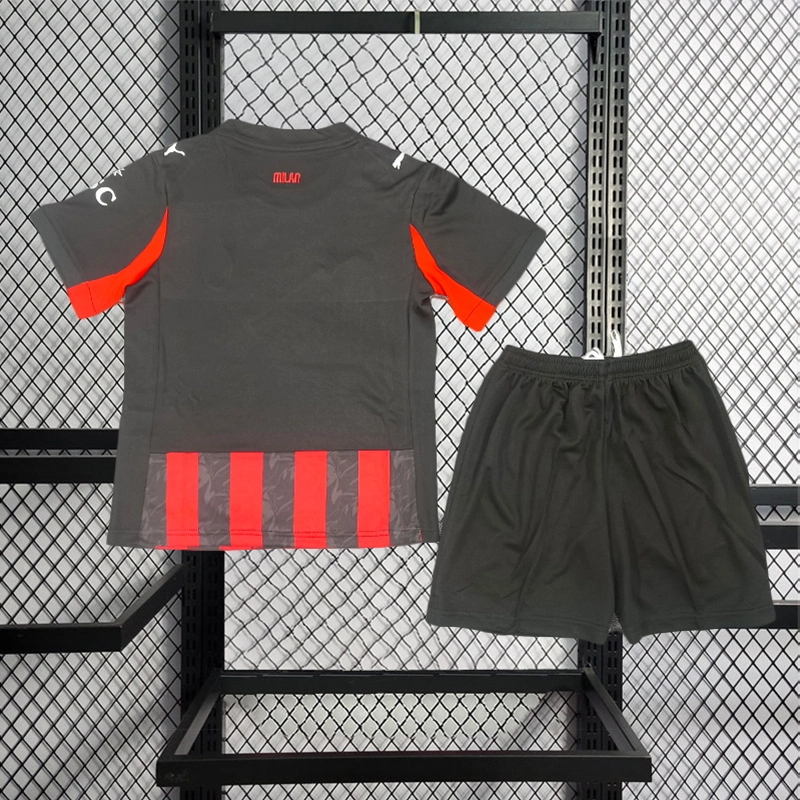 2025-26 Ac Milan Home Kids Football Jersey