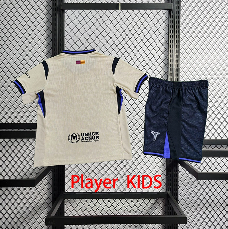 Player 2025-26 Barcelona Away KIDS Football jersey