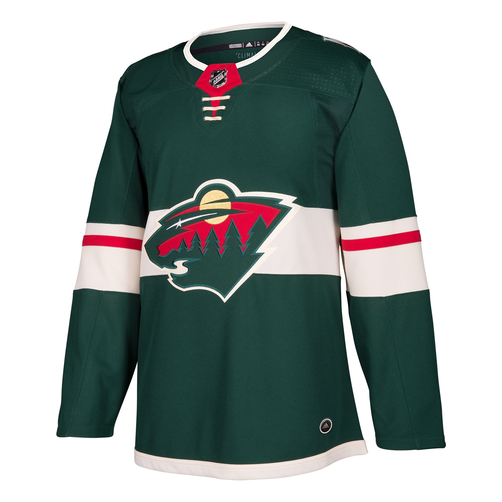 Minnesota Wild adidas Home Authentic Blank Jersey – Green