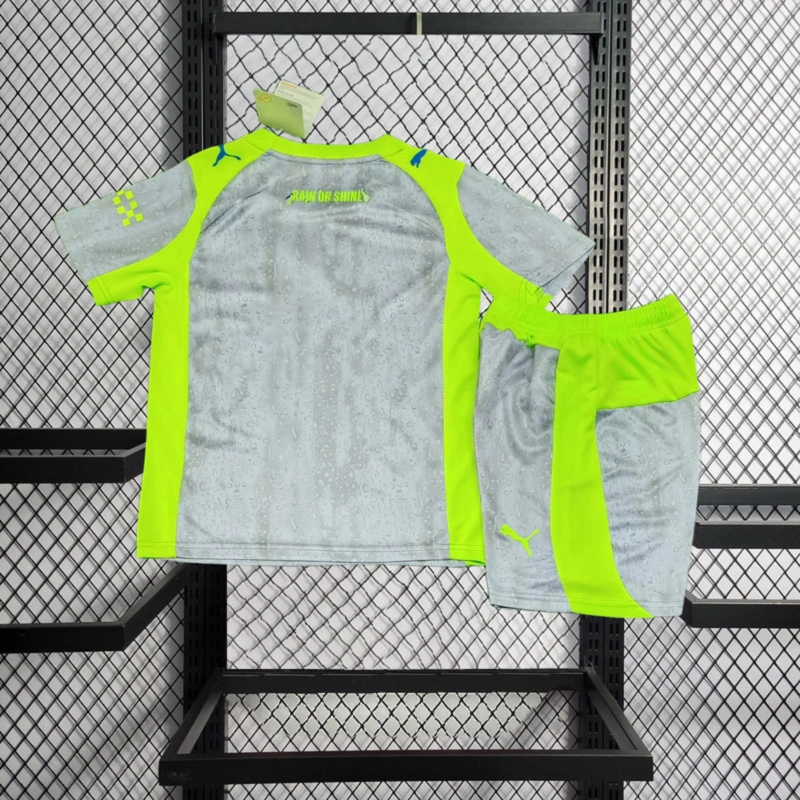 2025-26 Manchester City Third Away Kids football jersey