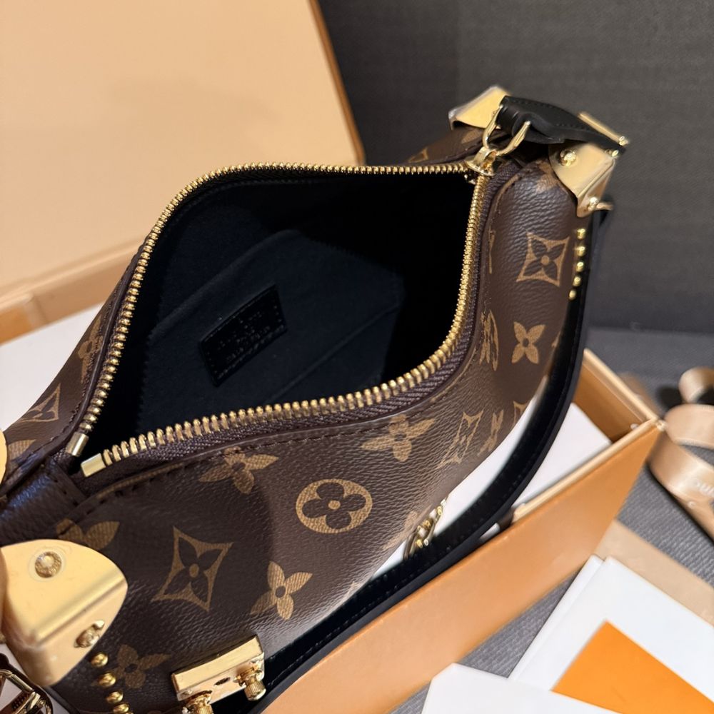Louis Vuitton Slim Trunk Bag Monogram Brown 23Cm M13147