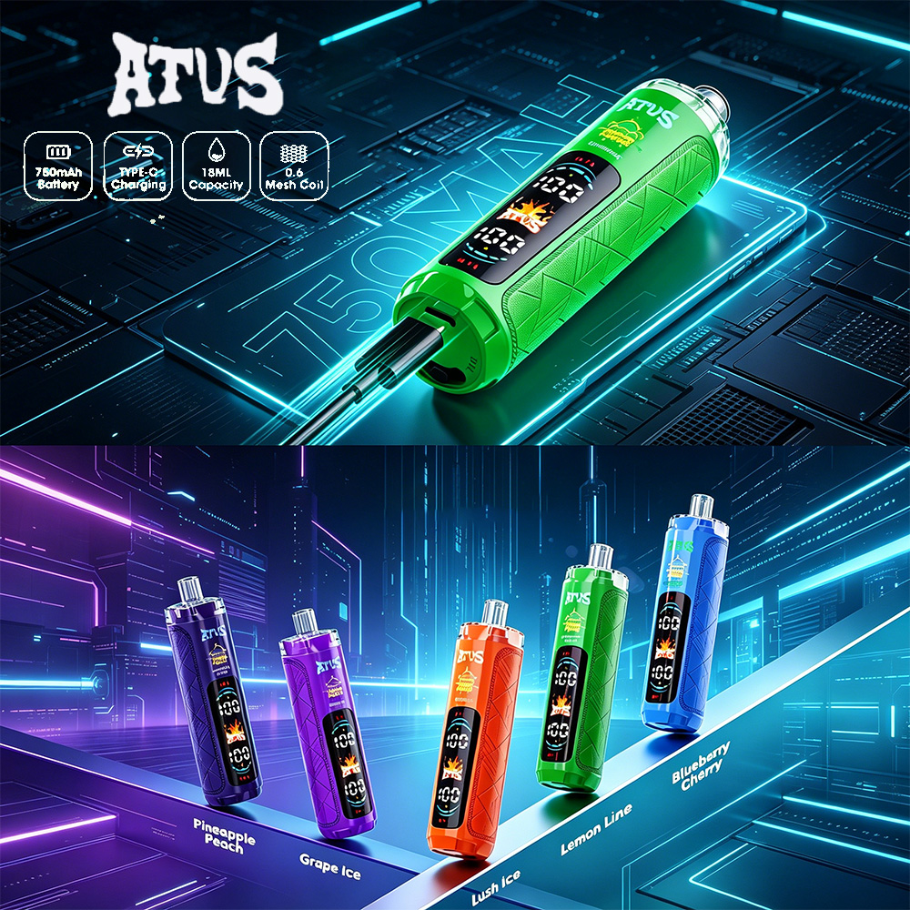 ATVS 70000 70K Puffs Original DTL/MTL Modes LED Display Disposable DTL Vape Pen