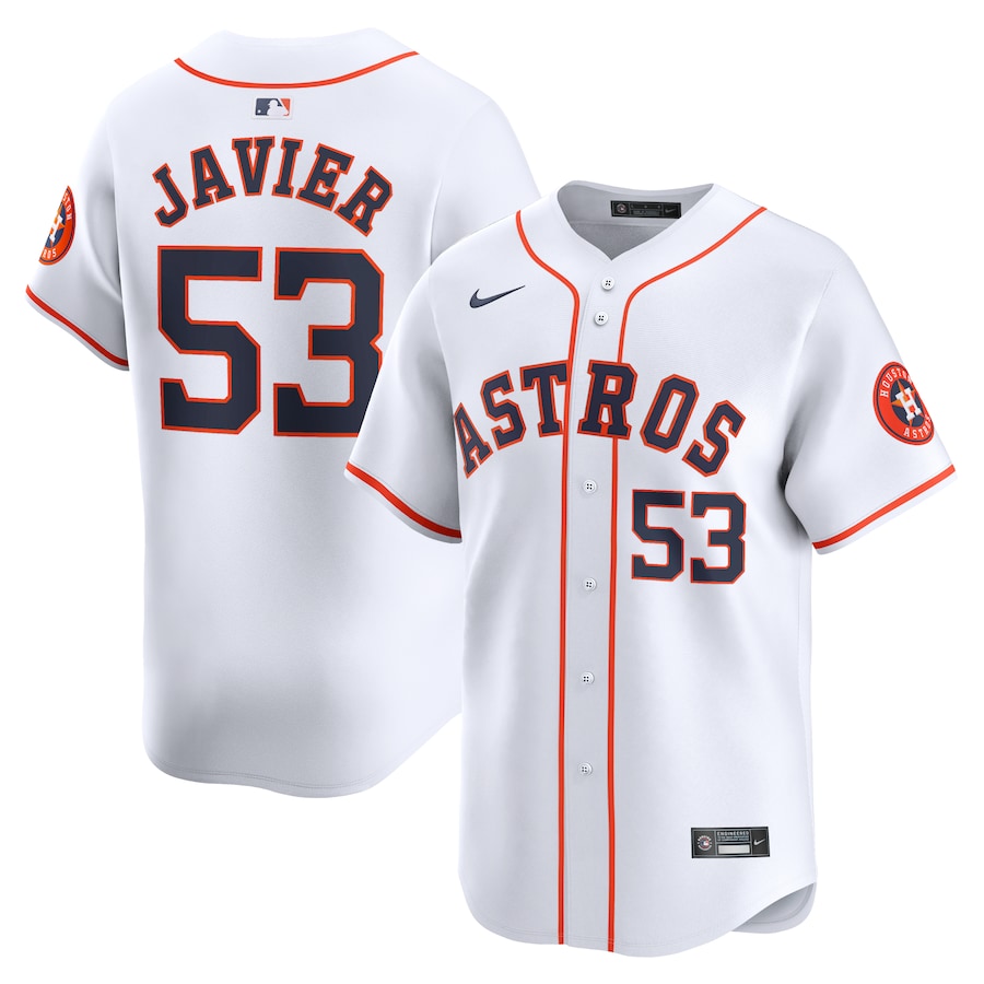 Cristian Javier Houston Astros Home Limited Player Jersey White