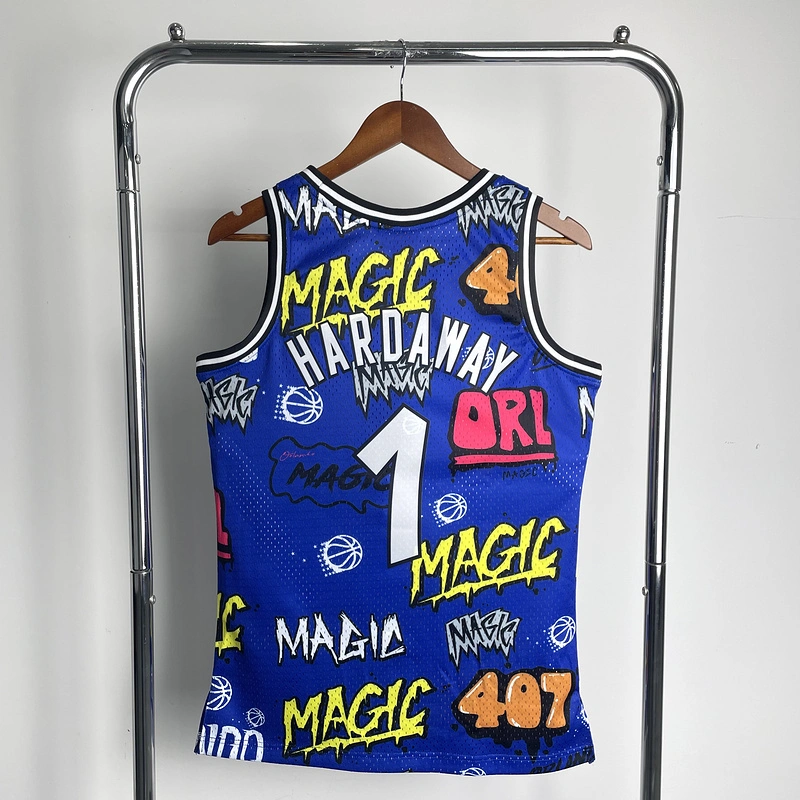 1994-95 NBA Orlando Magic 1 HARDAWAY Basketball Jersey