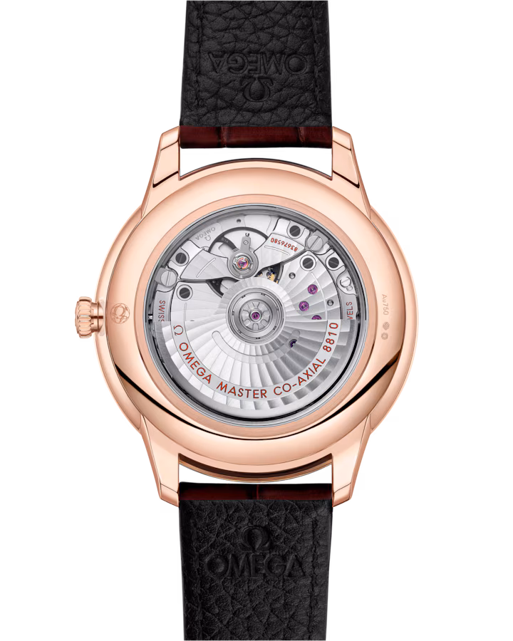 Omega De Ville Prestige 41 mm Silver Dial Sedna™ 18k Rose Gold Strap 434.53.41.21.02.001