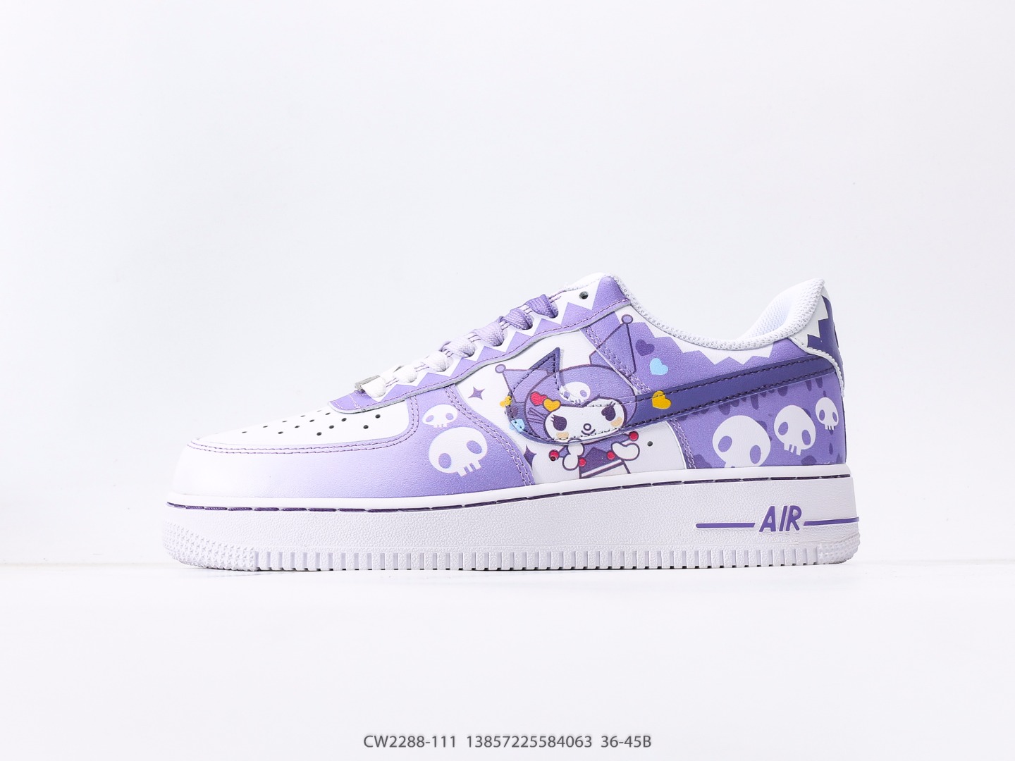 Nike Air Force 1 Low Kuromi Mint Green Custom