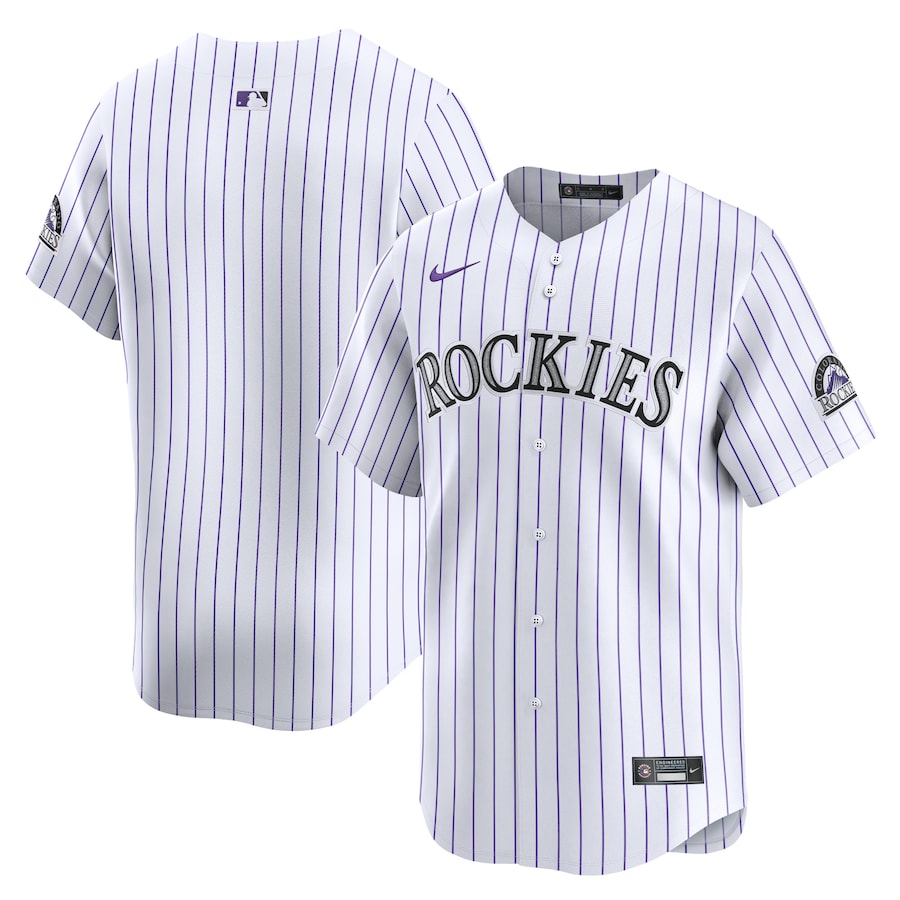Colorado Rockies Youth Home Limited Jersey White