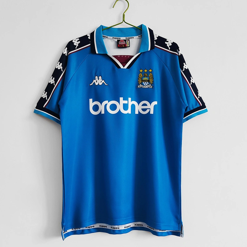 Retro 1997-98 Manchester City home Football jersey retro