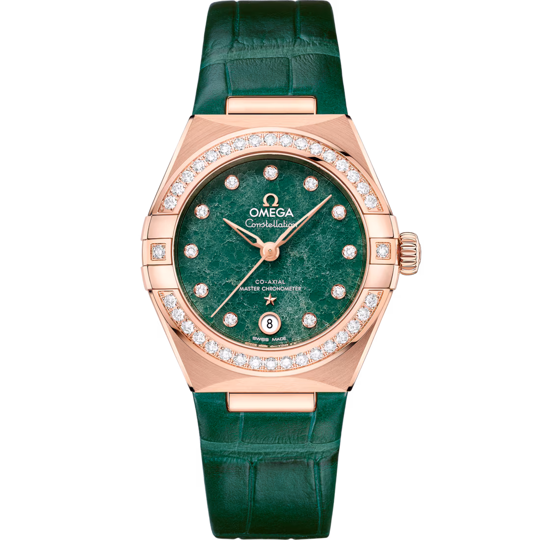 Omega Constellation Ladies' Selection 29mm Sedna™ gold on leather strap 131.58.29.20.99.004