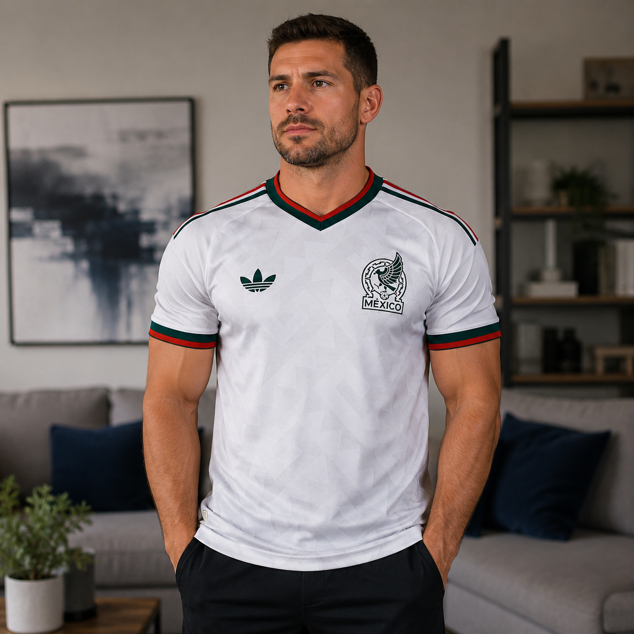 World Cup 2026 Mexico Team Away Football Jersey Player Version - JerseyFun