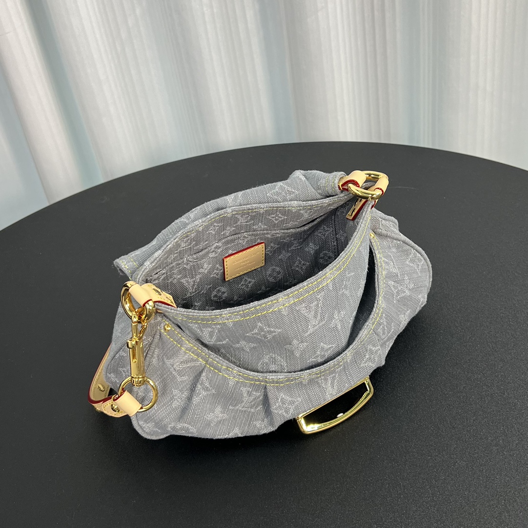 Louis Vuitton Monogram Denim Sunset Shoulder Bag 27cm/ 10.6in