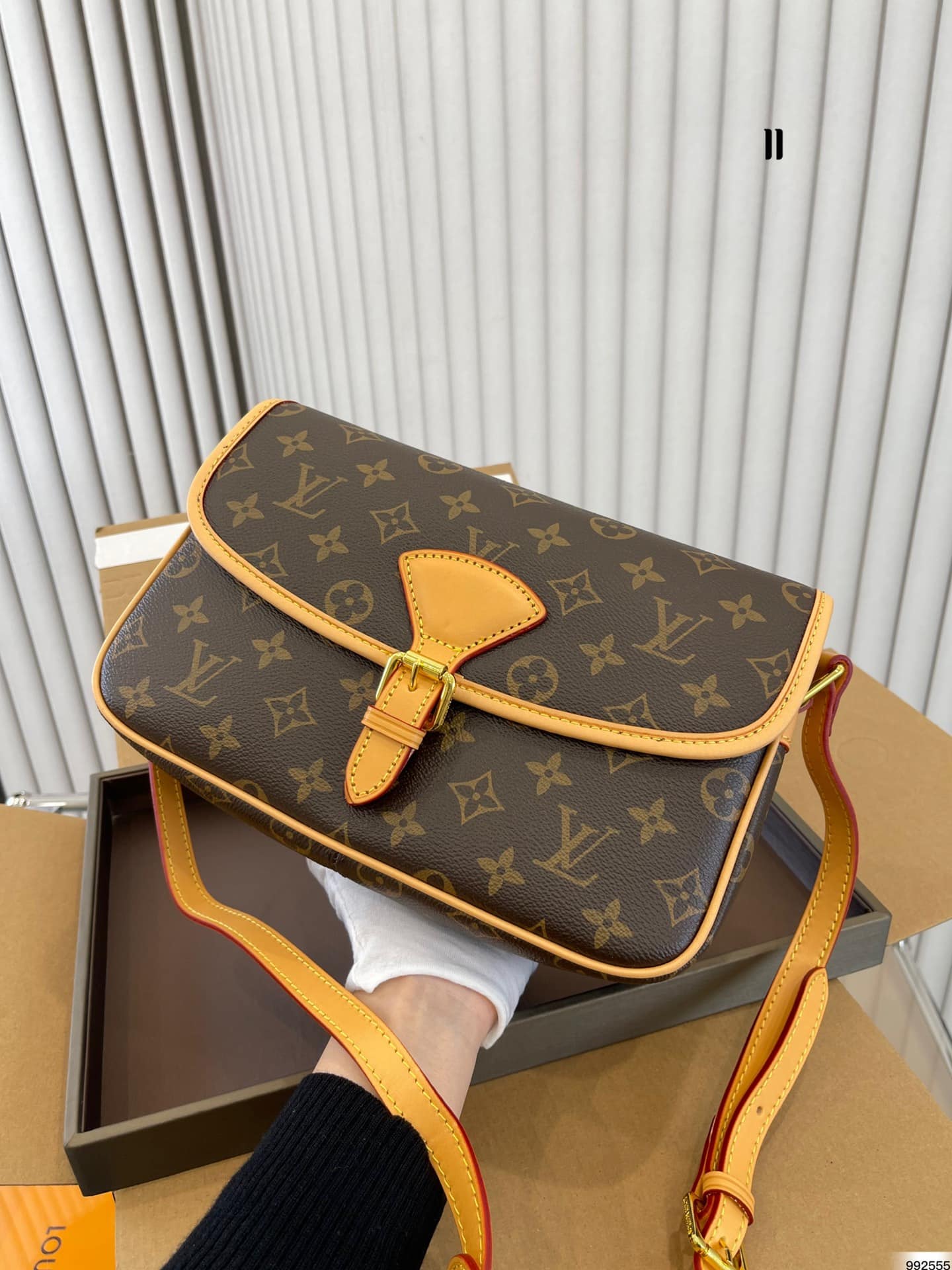 Louis Vuitton Monogram Canvas Sologne 26Cm Brown