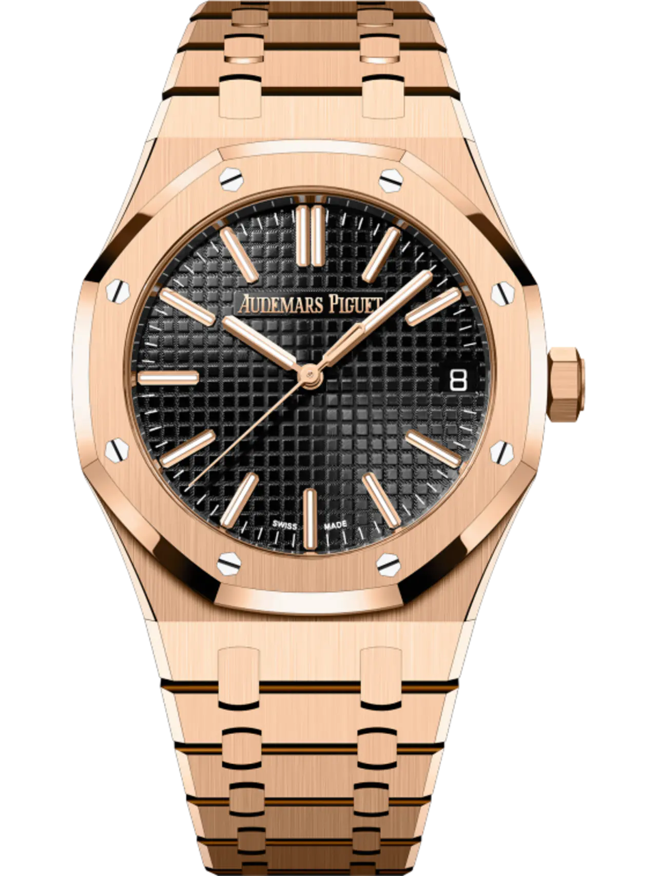 Audemars Piguet ROYAL OAK Pink Gold Black Dial 41mm